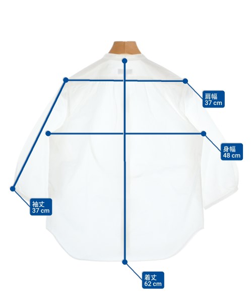 MARGARET HOWELL（マーガレットハウエル）カジュアルシャツ 白 サイズ:2(M位) レディース/2200642437013