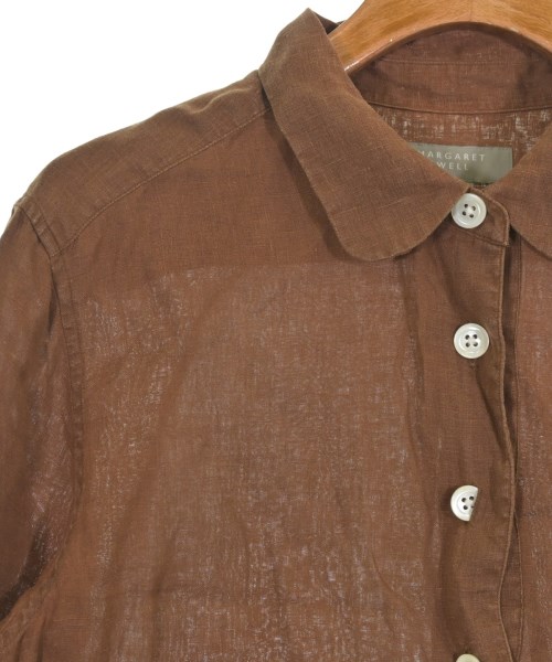 MARGARET HOWELL（マーガレットハウエル）ブラウス 茶 サイズ:1(S位) レディース/2200642866028