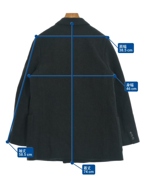 MARGARET HOWELL（マーガレットハウエル）テーラードジャケット 黒 サイズ:2(M位) レディース/2200642947017