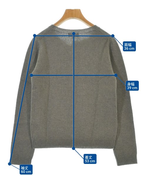 MARGARET HOWELL（マーガレットハウエル）カーディガン グレー サイズ:2(M位) レディース/2200634129186