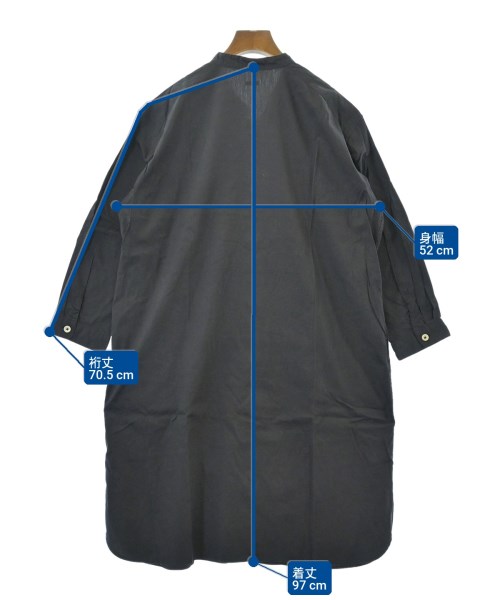 MARGARET HOWELL（マーガレットハウエル）シャツワンピース グレー サイズ:F レディース/2200640345082