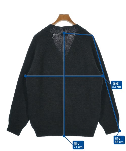 MARGARET HOWELL（マーガレットハウエル）カーディガン グレー サイズ:L メンズ/2200644195027