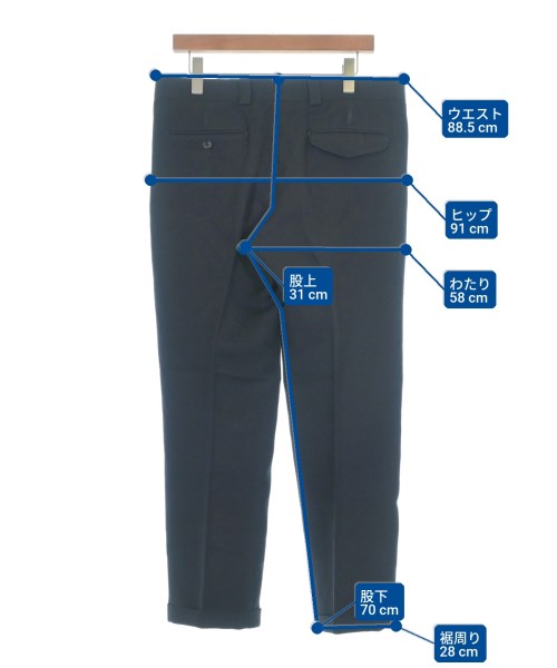 MARGARET HOWELL（マーガレットハウエル）スラックス 紺 サイズ:L メンズ/2200541414115