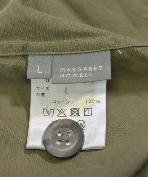 MARGARET HOWELL（マーガレットハウエル）カジュアルシャツ カーキ サイズ:L メンズ/2200535343025