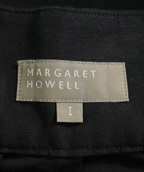 MARGARET HOWELL（マーガレットハウエル）ひざ丈スカート 黒 サイズ:1(S位) レディース/2200621340051
