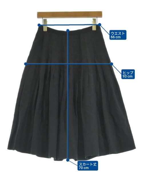 MARGARET HOWELL（マーガレットハウエル）ロング・マキシ丈スカート 黒 サイズ:1(S位) レディース/2200624657033