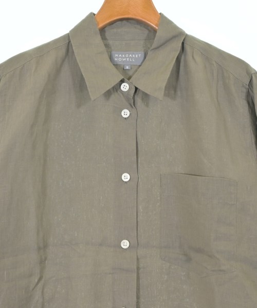 MARGARET HOWELL（マーガレットハウエル）カジュアルシャツ カーキ サイズ:3(L位) レディース/2200616124079