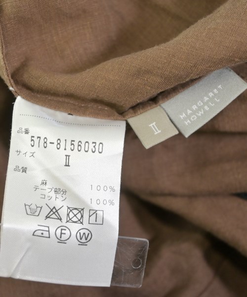 MARGARET HOWELL（マーガレットハウエル）ワンピース 茶 サイズ:2(M位) レディース/2200619896102