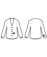 MARGARET HOWELL（マーガレットハウエル）カーディガン 紺 サイズ:M メンズ/2200623220016