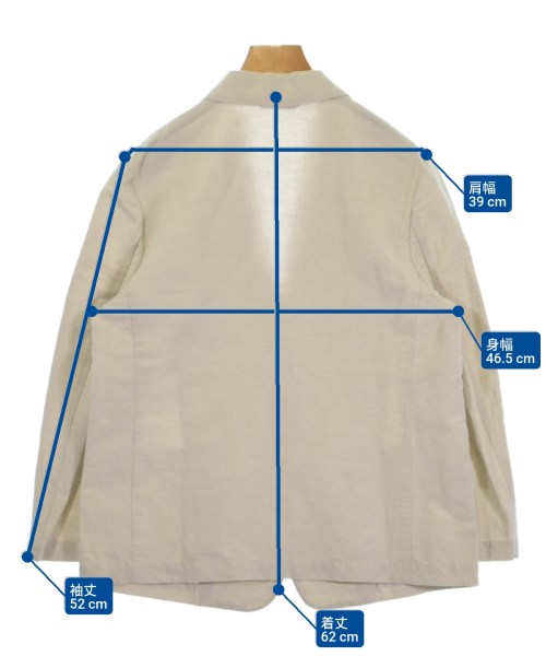 MARGARET HOWELL（マーガレットハウエル）テーラードジャケット ベージュ サイズ:2(M位) レディース/2200615616063