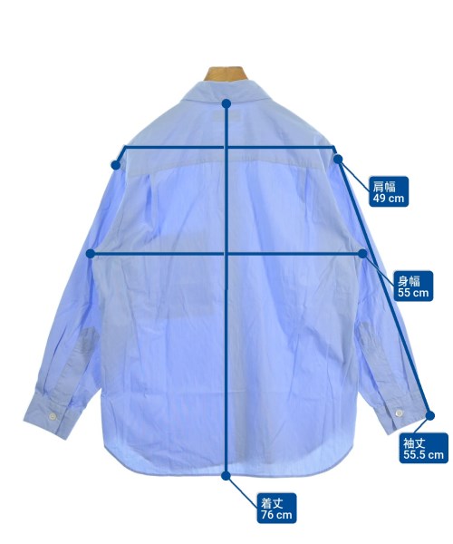 MARGARET HOWELL（マーガレットハウエル）カジュアルシャツ 青 サイズ:L メンズ/2200627382062