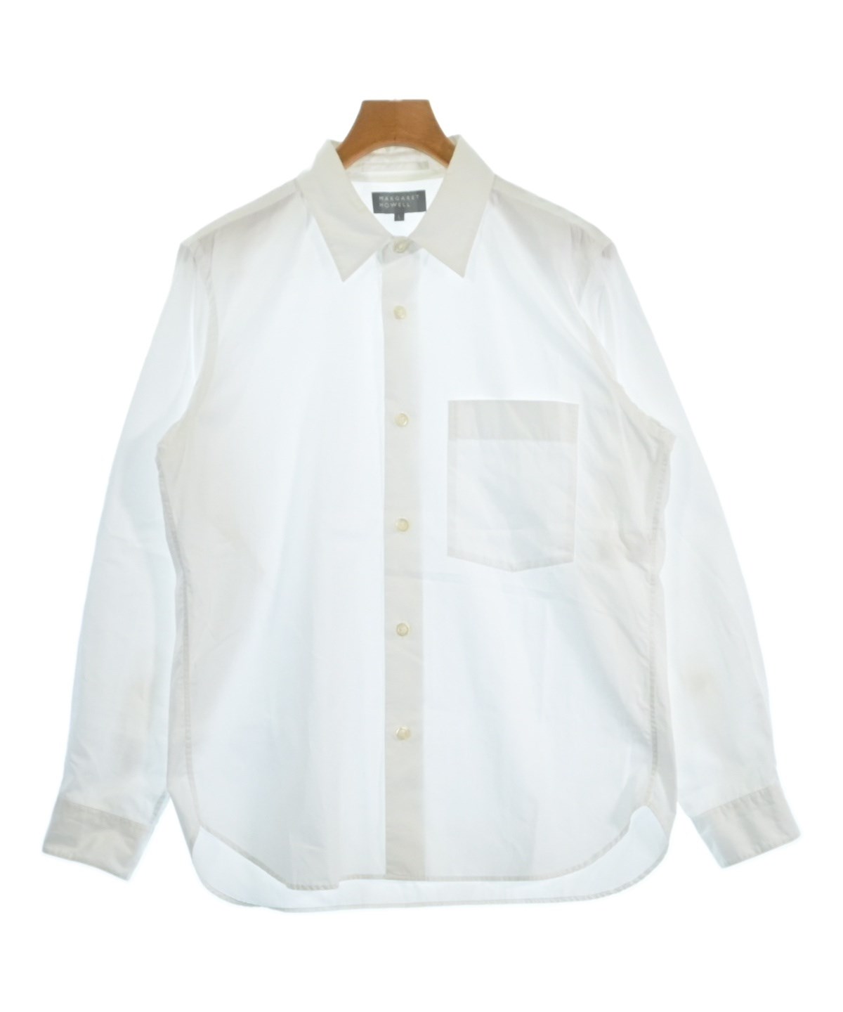 MARGARET HOWELL（マーガレットハウエル）カジュアルシャツ 白 サイズ