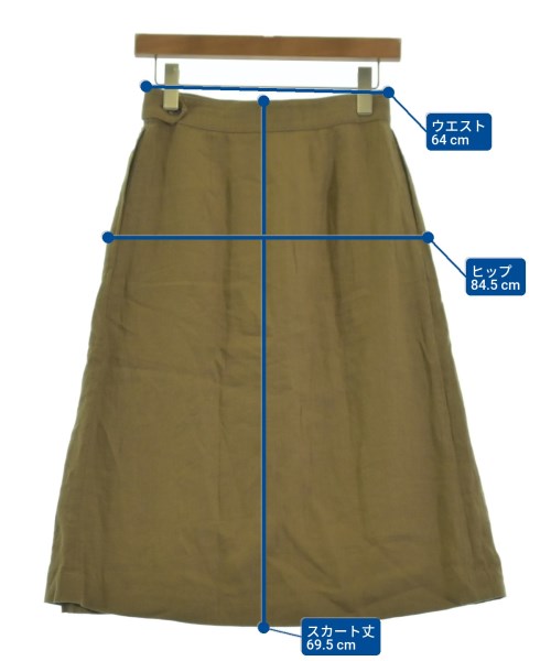 MARGARET HOWELL（マーガレットハウエル）ロング・マキシ丈スカート カーキ サイズ:1(S位) レディース/2200617318156