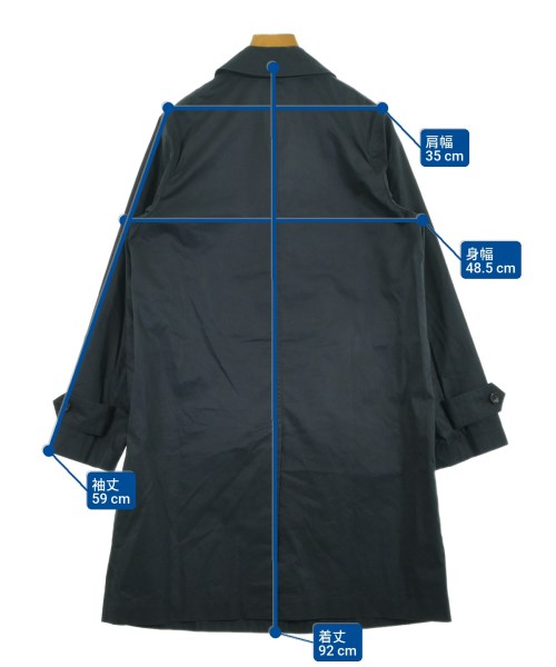 MARGARET HOWELL（マーガレットハウエル）ステンカラーコート 紺 サイズ:1(S位) レディース/2200618666027