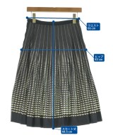 MARGARET HOWELL（マーガレットハウエル）ひざ丈スカート 黒 サイズ:2(M位) レディース/2200618666096