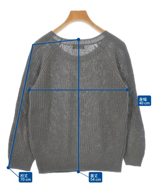 MARGARET HOWELL（マーガレットハウエル）ニット・セーター グレー サイズ:2(M位) レディース/2200624850038