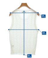 MARGARET HOWELL（マーガレットハウエル）ベスト 白 サイズ:2(M位) レディース/2200624850045