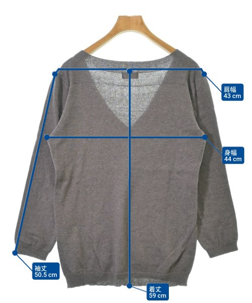 MARGARET HOWELL（マーガレットハウエル）ニット・セーター グレー サイズ:2(M位) レディース/2200624850083