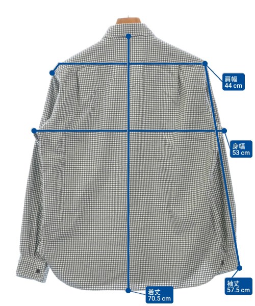 MARGARET HOWELL（マーガレットハウエル）カジュアルシャツ 黒 サイズ:M メンズ/2200631384083