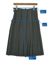 MARGARET HOWELL（マーガレットハウエル）ひざ丈スカート グレー サイズ:1(S位) レディース/2200631934035