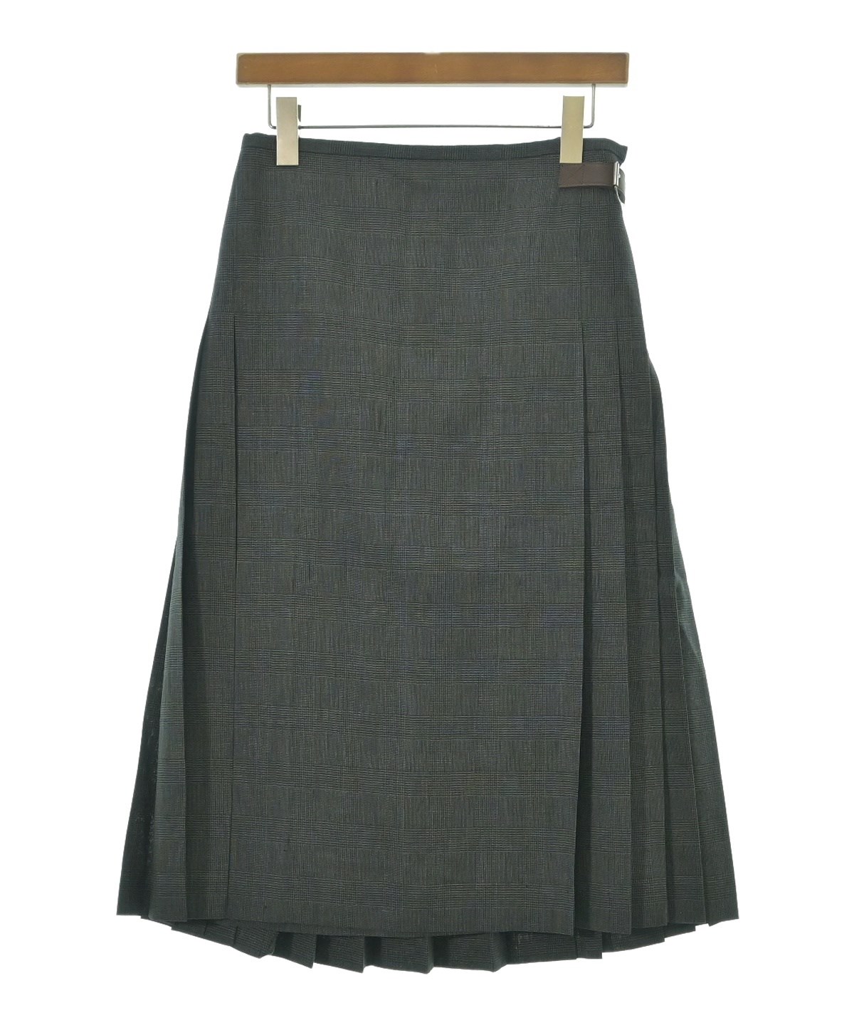 MARGARET HOWELL（マーガレットハウエル）ひざ丈スカート グレー