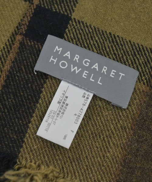 MARGARET HOWELL（マーガレットハウエル）マフラー カーキ サイズ:F レディース/2200631958062