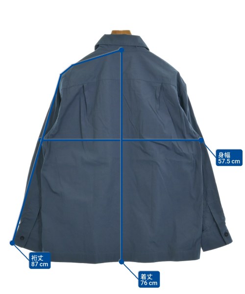 MARGARET HOWELL（マーガレットハウエル）カジュアルシャツ 青 サイズ:L メンズ/2200615317021