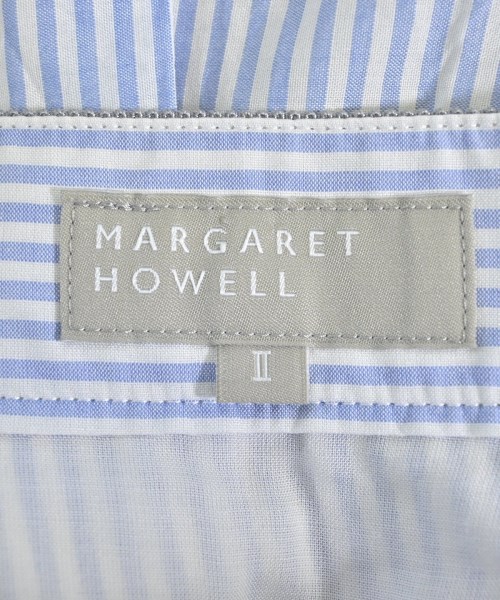 MARGARET HOWELL（マーガレットハウエル）ひざ丈スカート 青 サイズ:2(M位) レディース/2200619548025