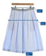 MARGARET HOWELL（マーガレットハウエル）ひざ丈スカート 青 サイズ:2(M位) レディース/2200619548025