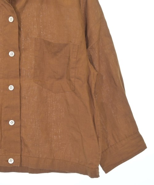 MARGARET HOWELL（マーガレットハウエル）カジュアルシャツ 茶 サイズ:1(S位) レディース/2200617892069