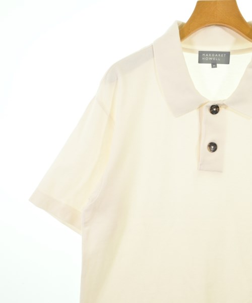 MARGARET HOWELL（マーガレットハウエル）ポロシャツ 白 サイズ:M メンズ/2200618039036