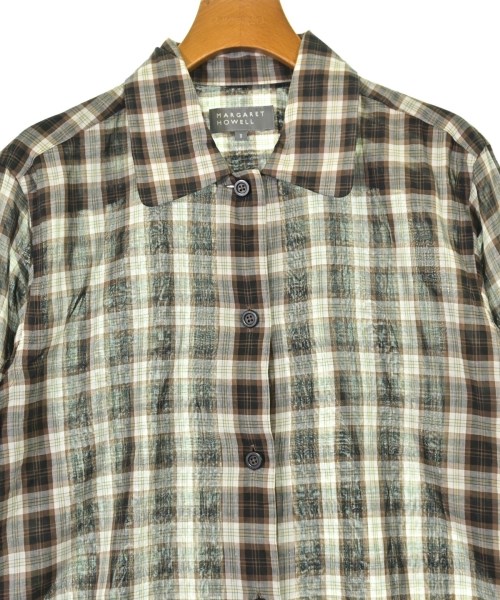 MARGARET HOWELL（マーガレットハウエル）カジュアルシャツ 茶 サイズ:2(M位) レディース/2200618161058