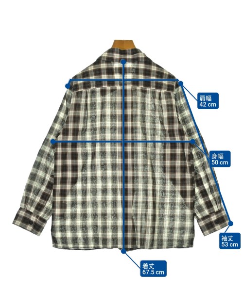 MARGARET HOWELL（マーガレットハウエル）カジュアルシャツ 茶 サイズ:2(M位) レディース/2200618161058