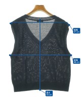 MARGARET HOWELL（マーガレットハウエル）ベスト/ノースリーブ 紺 サイズ:2(M位) レディース/2200618328246