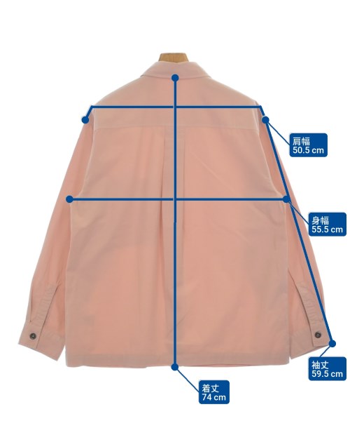 MARGARET HOWELL（マーガレットハウエル）カジュアルシャツ ピンク サイズ:L メンズ/2200610655036