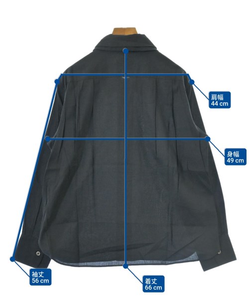 MARGARET HOWELL（マーガレットハウエル）カジュアルシャツ 紺 サイズ:3(L位) レディース/2200618388189