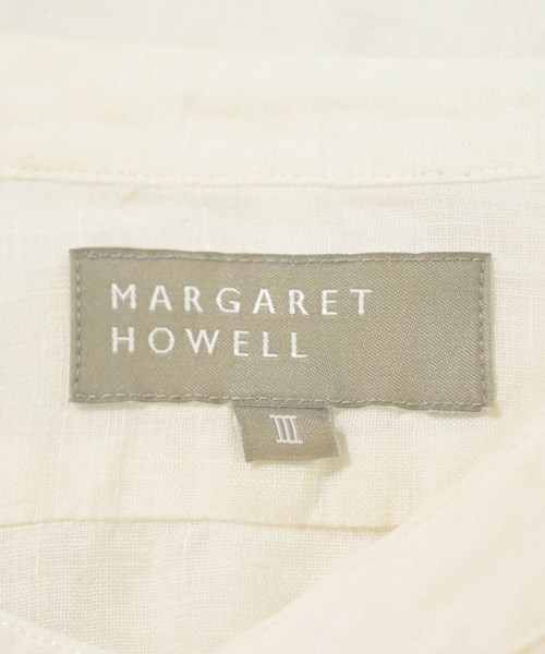 MARGARET HOWELL（マーガレットハウエル）カジュアルシャツ 白 サイズ:3(L位) レディース/2200618388202