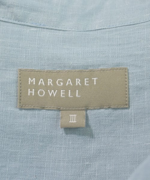 MARGARET HOWELL（マーガレットハウエル）カジュアルシャツ 青 サイズ:3(L位) レディース/2200618388226