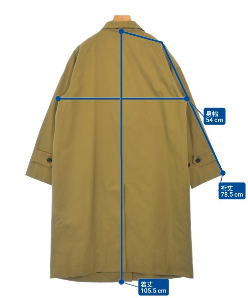 MARGARET HOWELL（マーガレットハウエル）ステンカラーコート カーキ サイズ:2(M位) レディース/2200619699024