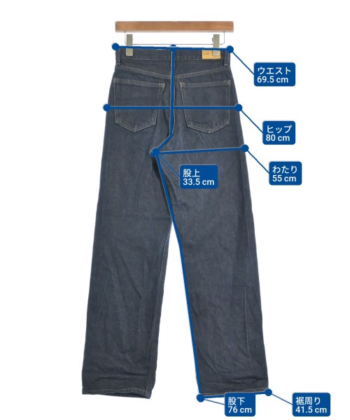 MARGARET HOWELL（マーガレットハウエル）デニムパンツ 紺 サイズ:30(XL位) レディース/2200620408042