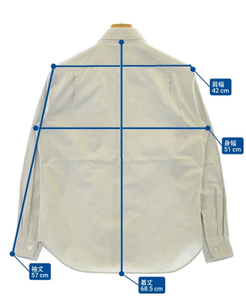 MARGARET HOWELL（マーガレットハウエル）カジュアルシャツ グレー サイズ:S メンズ/2200621184051