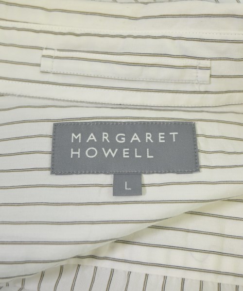 MARGARET HOWELL（マーガレットハウエル）カジュアルシャツ 白 サイズ:L メンズ/2200606846035