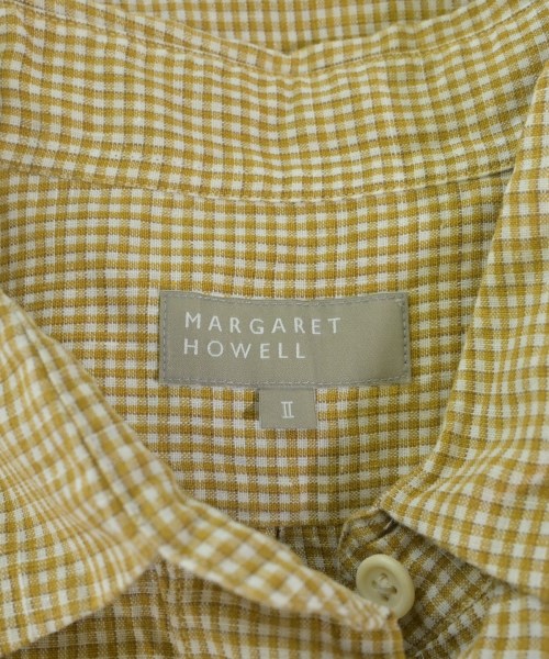 MARGARET HOWELL（マーガレットハウエル）カジュアルシャツ 黄 サイズ:2(M位) レディース/2200607727067