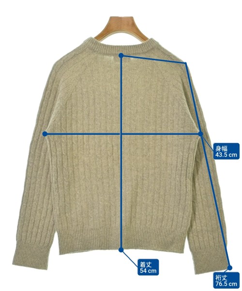 MARGARET HOWELL（マーガレットハウエル）ニット・セーター ベージュ サイズ:2(M位) レディース/2200670899029