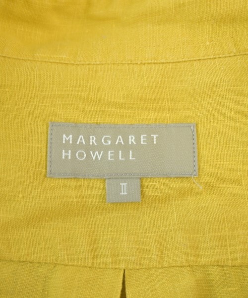 MARGARET HOWELL（マーガレットハウエル）カジュアルシャツ 黄 サイズ:2(M位) レディース/2200670645015