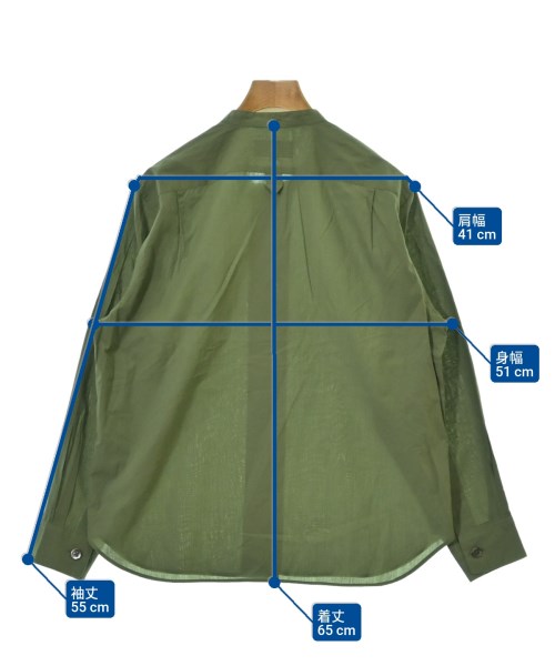 MARGARET HOWELL（マーガレットハウエル）カジュアルシャツ カーキ サイズ:1(S位) レディース/2200674309043