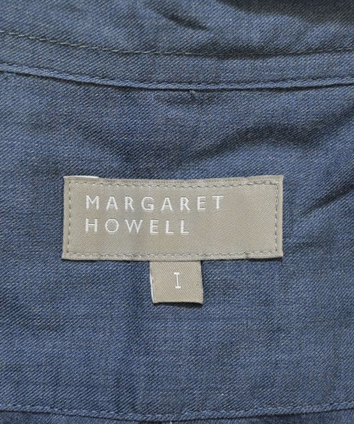MARGARET HOWELL（マーガレットハウエル）シャツワンピース 青 サイズ:1(S位) レディース/2200675526043