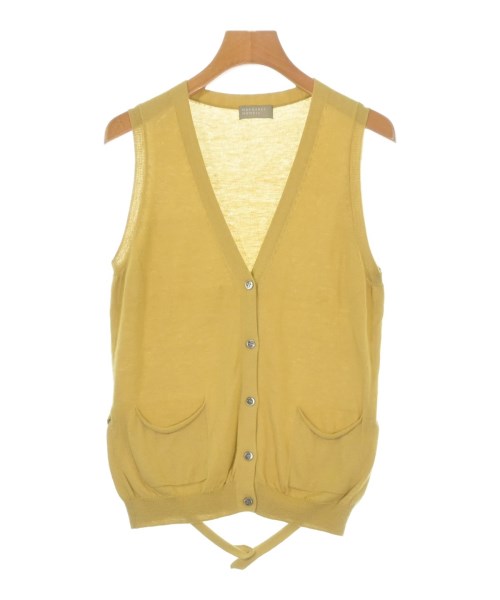 MARGARET HOWELL(マーガレットハウエル)ベスト 黄 サイズ:2(M位)/2200669444100