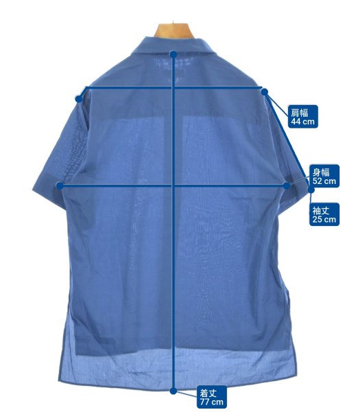 MARGARET HOWELL（マーガレットハウエル）ブラウス 青 サイズ:2(M位) レディース/2200675988032