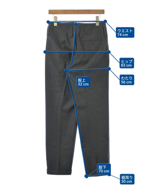 MARGARET HOWELL（マーガレットハウエル）スラックス 茶 サイズ:2(M位) レディース/2200675926041